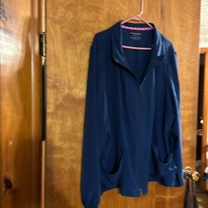 Navy scrub jacket